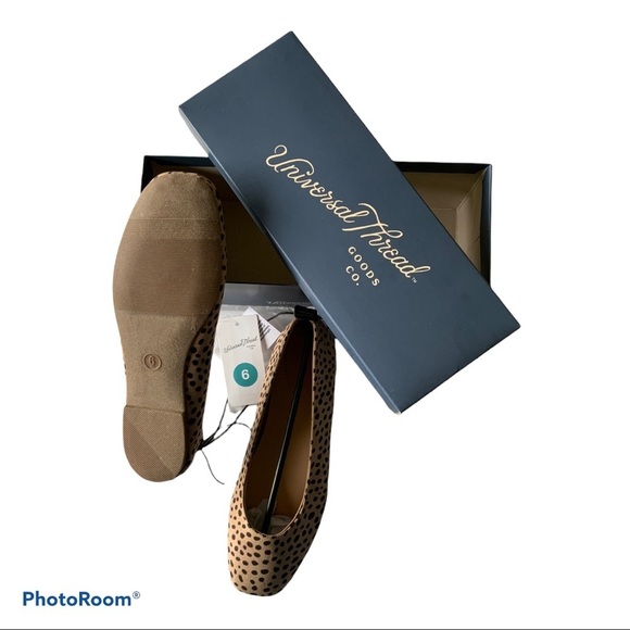 Universal Thread Animal Print Flats Leopard Ballet Flats Multicolor Size 6 - Picture 10 of 16